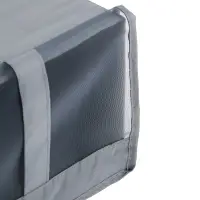 VETTA Швеция Короб для обуви складной на молнии, 34х22х16см, полиэстер, ПЕВА, серый