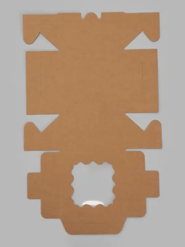 Коробка 10,2 х 10,2 х 5,9 см Бурая (фас 20шт)