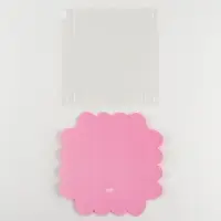 Коробка для печенья, кондитерская упаковка с PVC крышкой, &laquo;Съешь меня и улыбнись&raquo;, 13 х 13 х 3 см