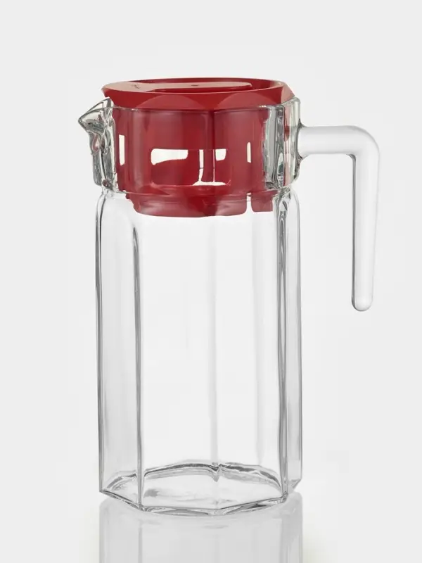 Кувшин KOSEM 1235 мл (красная крышка)