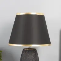 Лампа настольная &laquo;Клойд&raquo; 1&times;40 Вт Е27 черный/золото 25&times;25&times;40 см