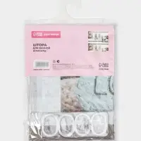 Штора для ванной Доляна &laquo;Гармония&raquo;, 180&times;180 см, EVA