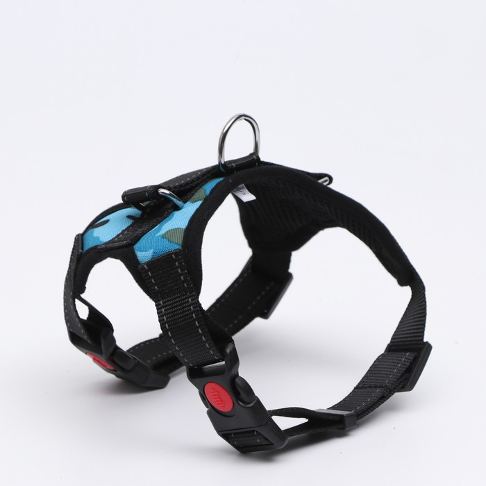 Шлейка К7 мягкая светоотражающая, размер S, ОГ 44-55 см, вес 5-9 кг, голубая хаки Шлейка К7 мягкая светоотражающая, размер S, ОГ 44-55 см, вес 5-9 кг, голубая хаки