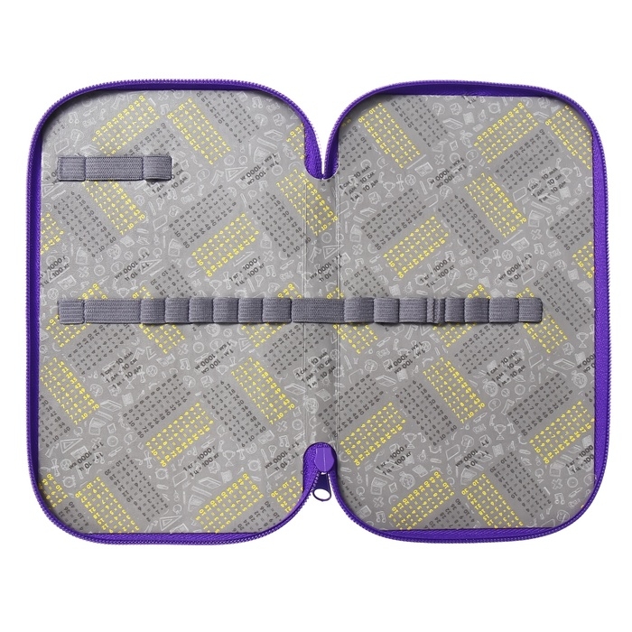 Пенал 2 секции, 125 х 205 х 40 мм, Calligrata 30П26/2  Пенал 2 секции, 125 х 205 х 40 мм, Calligrata 30П26/2 "Сиба", ламинированный картон