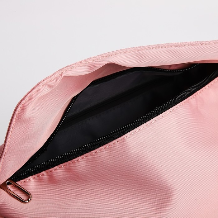 Сумка молодёжная на молнии, цвет розовый Сумка молодёжная на молнии, цвет розовый