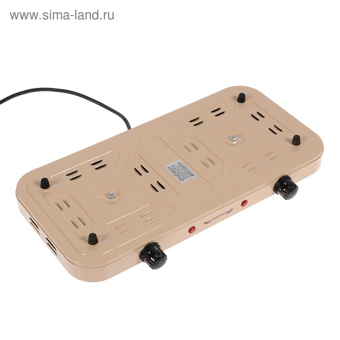 Плитка электрическая ENERGY EN-903E, 2500 Вт, 2 конфорки, бежевая Плитка электрическая ENERGY EN-903E, 2500 Вт, 2 конфорки, бежевая