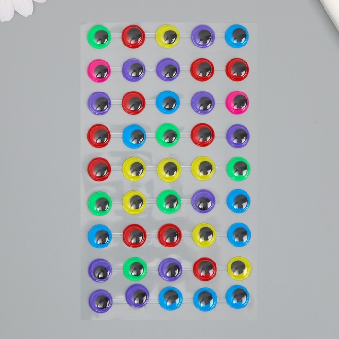 Наклейка пластик "Глазки " 24х10 см