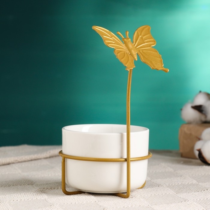 Горшок на подставке Горшок на подставке "Бабочка" 9х6см