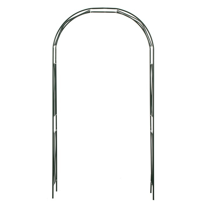 Арка садовая, разборная, 240 × 125 × 36,5 см, металл, зелёная, «Волна» Арка садовая, разборная, 240 × 125 × 36,5 см, металл, зелёная, «Волна»