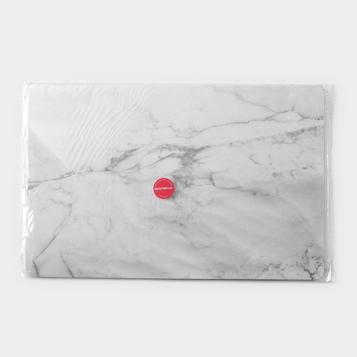 Салфетка сервировочная на стол Доляна «Мрамор», 43×28 см, цвет серый Салфетка сервировочная на стол Доляна «Мрамор», 43×28 см, цвет серый