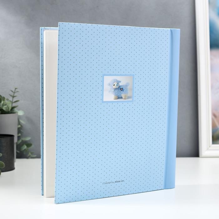Фотоальбом магнитный 20 листов "Для малыша" в горошек