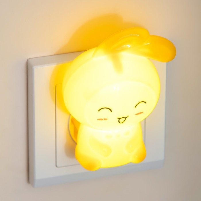 Ночник Ночник "Зайчик" LED МИКС 7 х7х9см RISALUX