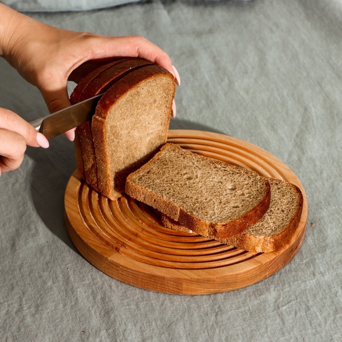 Доска разделочная для подачи и сервировки Adelica «Олимп», d=20×1,8 см, берёза Доска разделочная для подачи и сервировки Adelica «Олимп», d=20×1,8 см, берёза