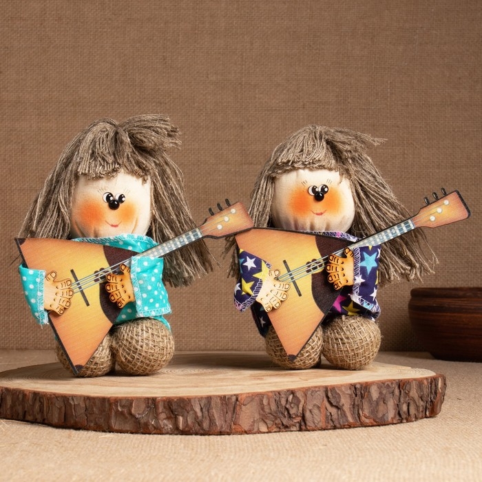 Оберег-домовой Оберег-домовой "Кузьма с балалайкой", микс