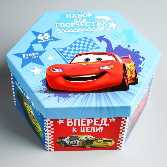 Набор для творчества, 48 предметов, Тачки Набор для творчества, 48 предметов, Тачки