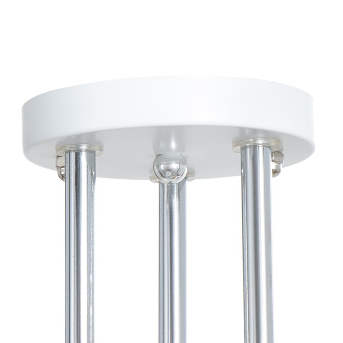 Люстра Люстра "Ава" 3хЕ27 40Вт бело-хромовый 50х50х27 см BayerLux