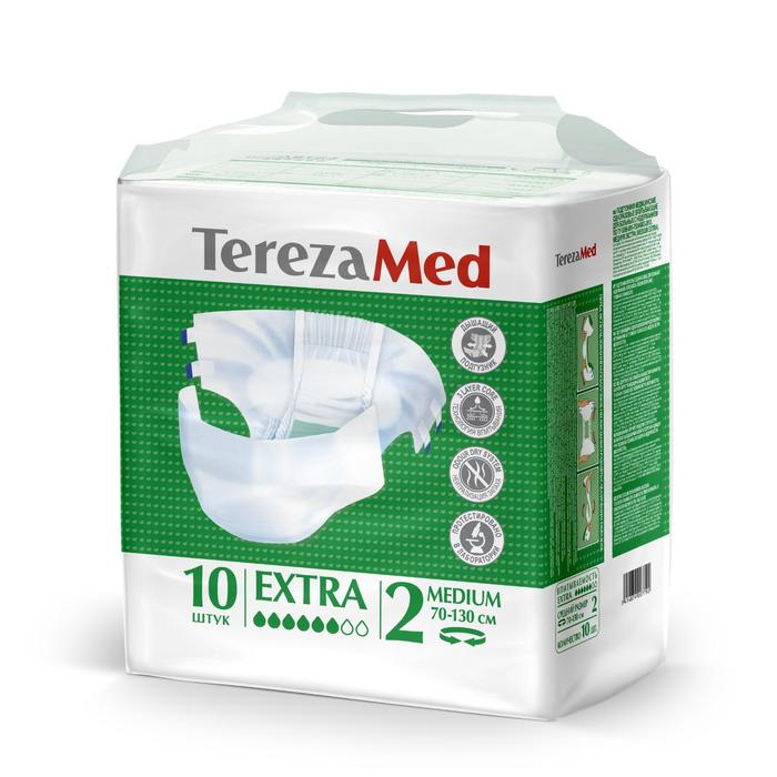 Подгузники для взрослых TerezaMed Extra Medium №2, M, 10 шт. Подгузники для взрослых TerezaMed Extra Medium №2, M, 10 шт.