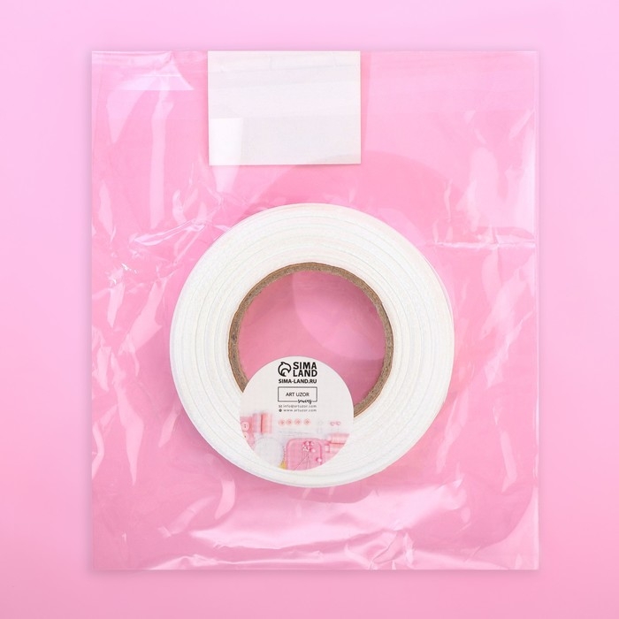 Размерник сатиновый, «L», 1000 шт, 12 мм, 30 м, цвет белый Размерник сатиновый, «L», 1000 шт, 12 мм, 30 м, цвет белый