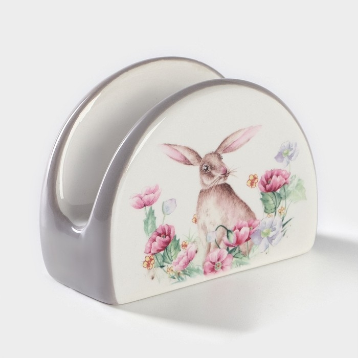 Салфетница Доляна «Зайка»,9,5×7×4,3 см Салфетница Доляна «Зайка»,9,5×7×4,3 см