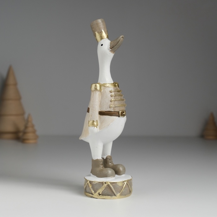 Сувенир полистоун Сувенир полистоун "Гусь в военной форме" 5,5х5,5х17 см