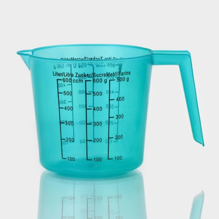Стакан мерный, 600 мл, цвет МИКС Стакан мерный, 600 мл, цвет МИКС