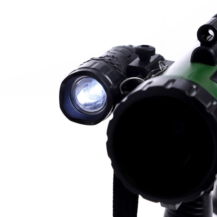 Базука «Элита», свет, звук, стреляет мягкими снарядами, цвета МИКС Базука «Элита», свет, звук, стреляет мягкими снарядами, цвета МИКС