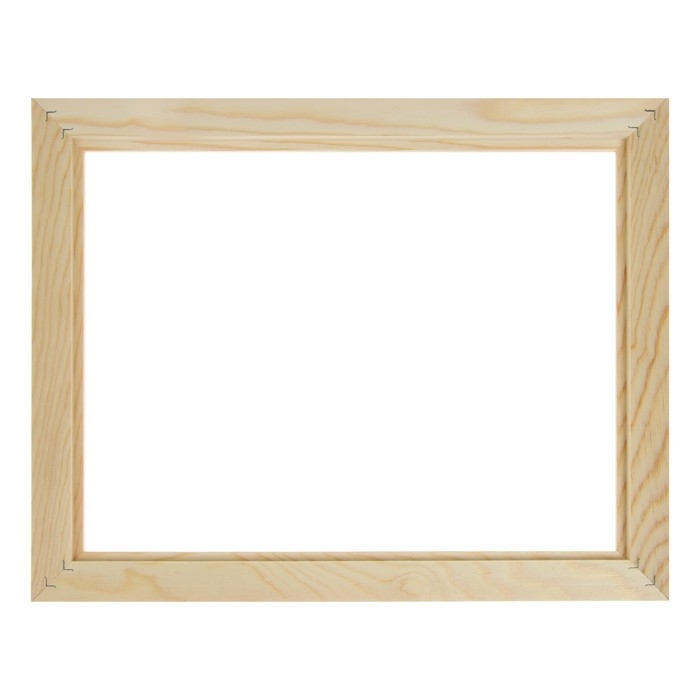 Рама для картин (зеркал) 30 х 40 см, профиль 37 х 18 мм, Emma, неокрашенное дерево (подходит для декорирования)