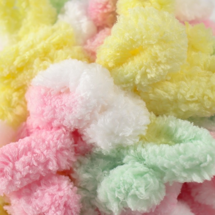 Пряжа Пряжа "Puffy color" 100 % микрополиэстер 9м/100г (5862 разноцветный)