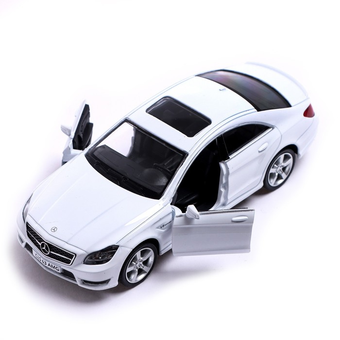 Машина металлическая MERCEDES-BENZ CLS63 AMG, 1:32, инерция, цвет белый Машина металлическая MERCEDES-BENZ CLS63 AMG, 1:32, инерция, цвет белый