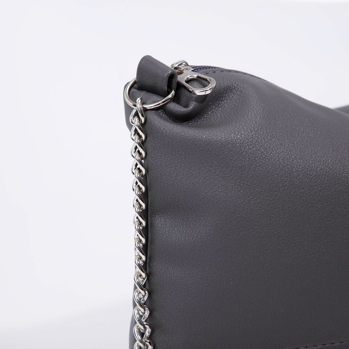 Сумка кросс-боди на молнии, цвет серый Сумка кросс-боди на молнии, цвет серый