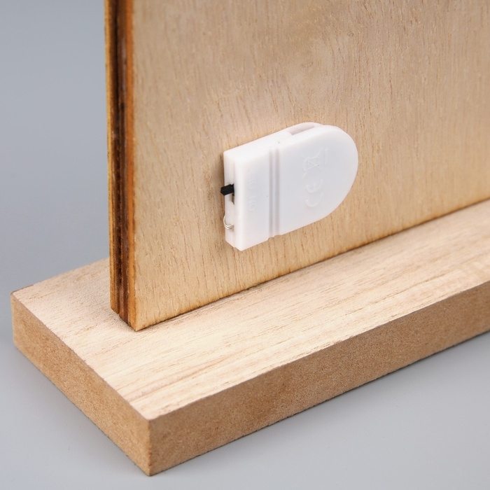 Подвеска световая Подвеска световая "Городок", 30х6х21 см, 12 LED, CR2032x1 (в компл.), свечение тёплое белое