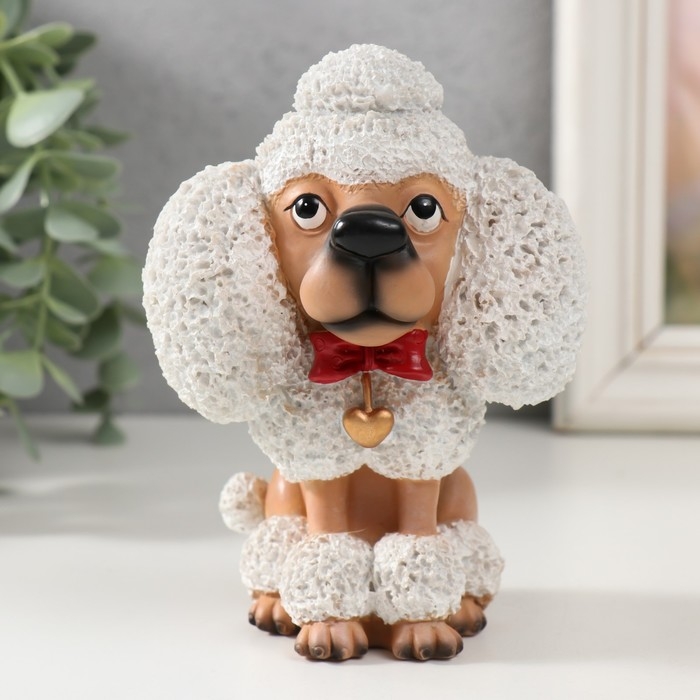 Сувенир полистоун подставка под очки Сувенир полистоун подставка под очки "Пудель" 9х8х13 см