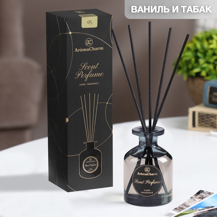 Диффузор ароматический Диффузор ароматический "Scent perfume" № 05 Tabacco Vanilla, 90 мл