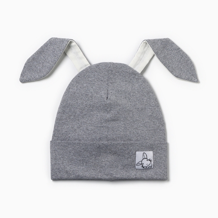Шапка детская Шапка детская "Banny", цвет серый, размер 50-54