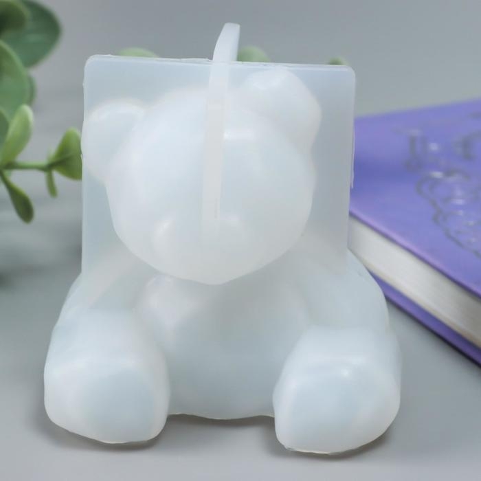 Молд силикон 3D Молд силикон 3D "Медведь-кристалл" 6,3х6х5,6 см
