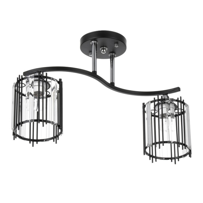 Люстра Люстра "Астрила" 2хЕ27 40Вт черный 45,5х12,5х28,5см BayerLux