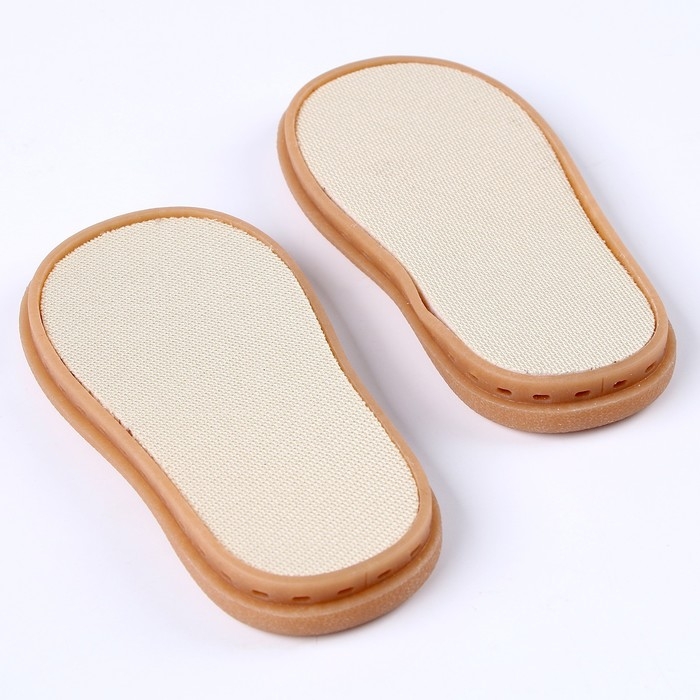 Подошвы для рукоделия со стелькой, набор 2 шт., длина подошвы: 11,8 см