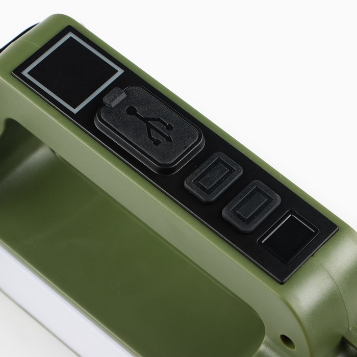 Фонарь светодиодный аккумуляторный ручной, переносной, 5 Вт, 2400 мАч, 22.5 х 7.2 х 10.5 см   107031 Фонарь светодиодный аккумуляторный ручной, переносной, 5 Вт, 2400 мАч, 22.5 х 7.2 х 10.5 см   107031