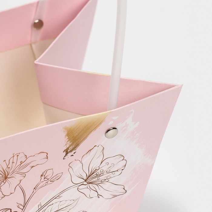 Пакет влагостойкий для цветов «Нежность», 20 х 12 х 20 см Пакет влагостойкий для цветов «Нежность», 20 х 12 х 20 см