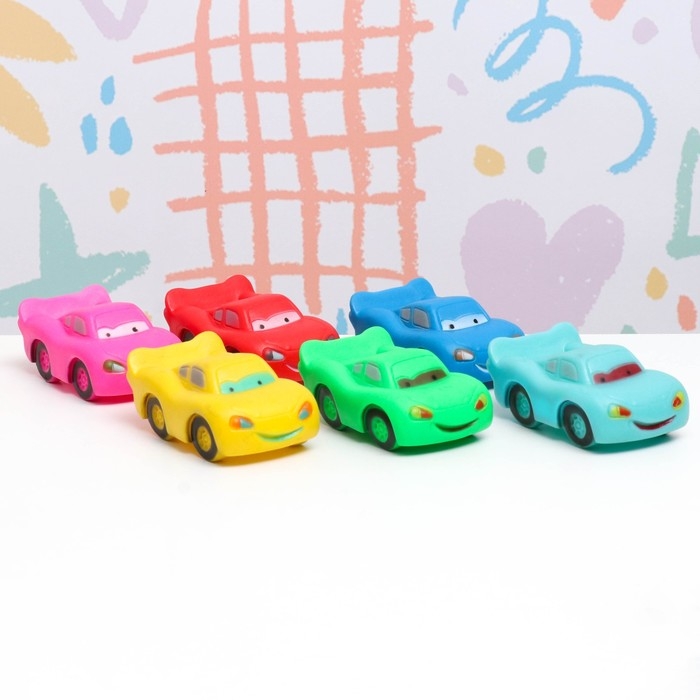 Набор игрушек - пищалок для купания в ванне  Набор игрушек - пищалок для купания в ванне "Животные" 10 шт, резиновые, 10 см