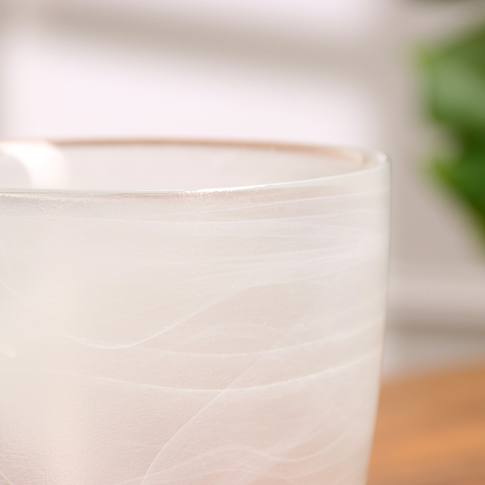 Горшок цветочный с поддоном №3 Горшок цветочный с поддоном №3 "Алеб" белый, 1 л