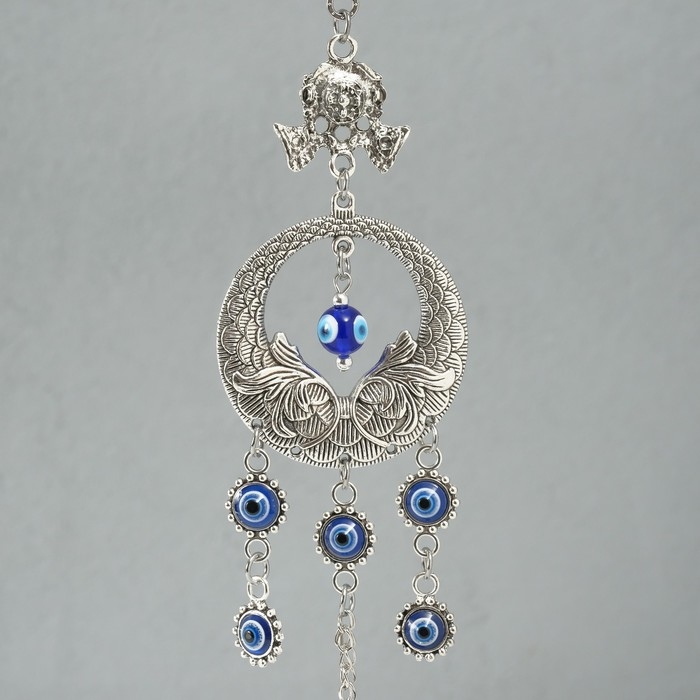 Подвеска от сглаза металл  Подвеска от сглаза металл "Крылья" 6х22 см