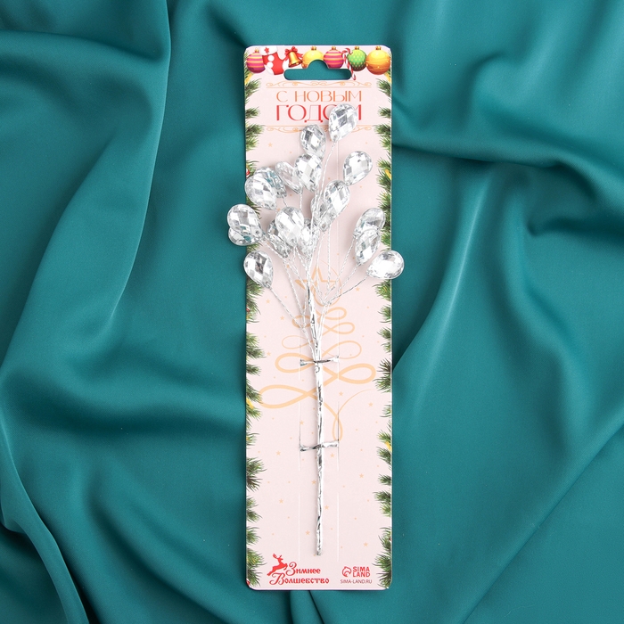 Декор  Декор "Хрустальная сказка" 18 см, капелька