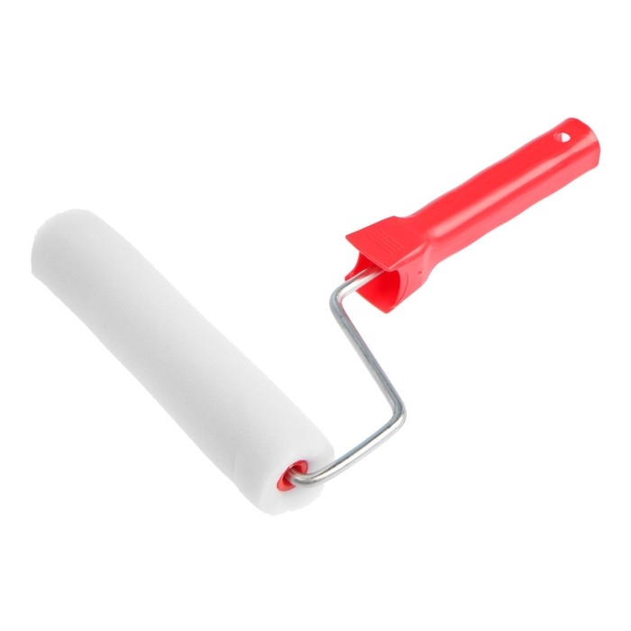 Валик ЛОМ, поролон, 180 мм, рукоятка d=6 мм, D=16 мм, 2 запасных шубки Валик ЛОМ, поролон, 180 мм, рукоятка d=6 мм, D=16 мм, 2 запасных шубки