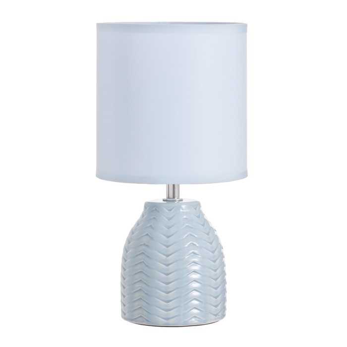 Лампа настольная Лампа настольная "Квиллен" 1х40Вт Е14 голубой 13х13х25см