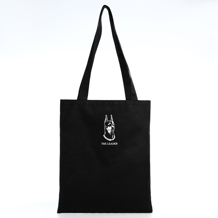 Шопер «Доберман» 35х0.5х40 см, отд без молнии, без подклада, чёрный Шопер «Доберман» 35х0.5х40 см, отд без молнии, без подклада, чёрный