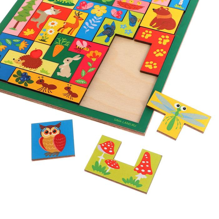 Головоломка тетрис «Лес» Головоломка тетрис «Лес»