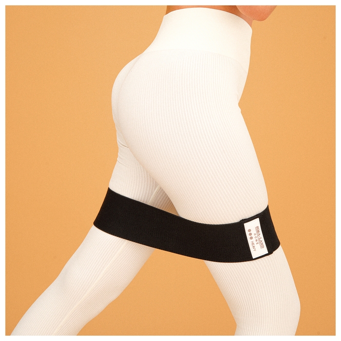 Фитнес-резинка Sima-Land Home HEAVY, нагрузка 20-32 кг, цвет чёрный Фитнес-резинка Sima-Land Home HEAVY, нагрузка 20-32 кг, цвет чёрный