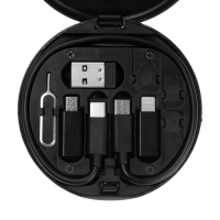 Набор для зарядки 5 в 1, кабель Type-C/Type-C, адаптеры Type-C/MicroUsb, Type-C/lightning