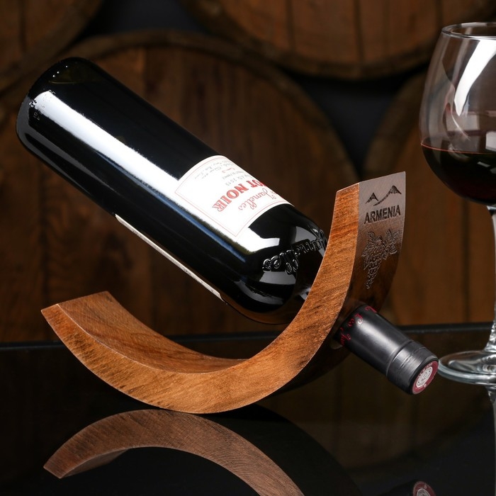 Подставка для вина деревянная  Подставка для вина деревянная "Баланс", микс, Армения